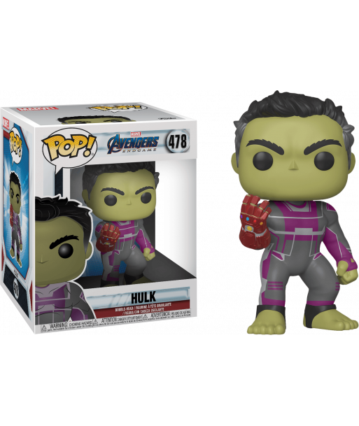 "Hulk Funko Pop 478 Marvel - 6" - ¡Increíble figura coleccionable!"