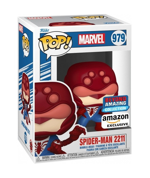 Funko Pop 979 Spider-Man 2211 - Marvel - Amazon Exclusive - Beyond Amazing Collection