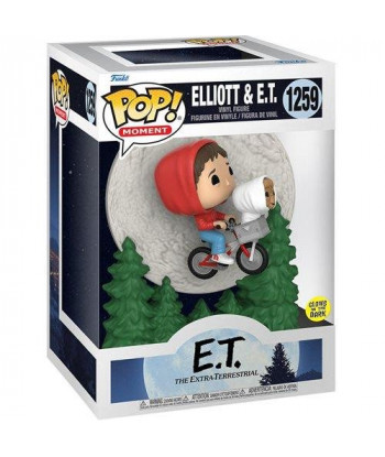 Funko Pop 1259 ET y Elliot en la Luna - Special Edition - Glows in the Dark