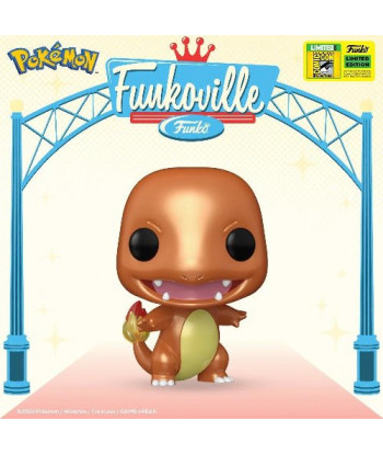Funko Pop 455 Charmander (Metallic) - SDCC 2022 (ESTOS POP NO TRAEN STICKER)