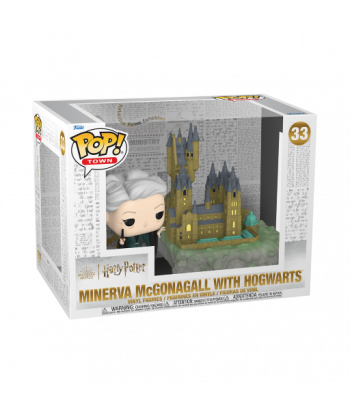 Funko Pop 33 Minerva con Hoghwarts - Harry Potter CAJA DAÑADA