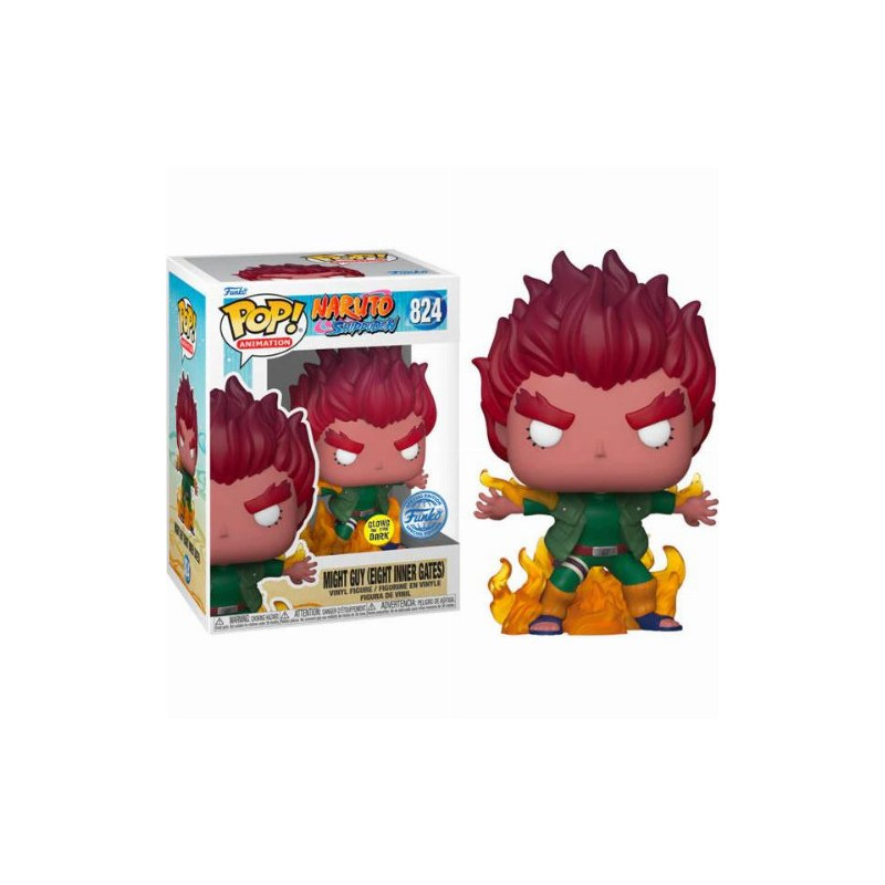 Funko Pop 824 Might Guy (Eight Inner Gates) - Special Edition Glow in the Dark