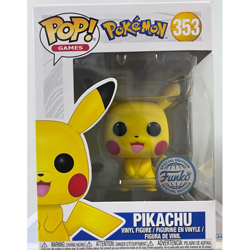 Funko Pop 353 Pikachu - Special Edition Silver Sticker - Pokemon