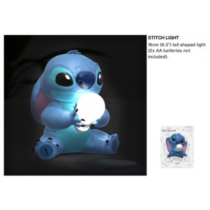 Lampara Stitch 16cm (Funciona a Pilas)