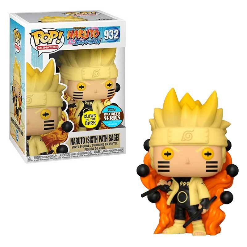 Funko Pop 932 Naruto Six Paths - Specialty Series Glows in the Dark