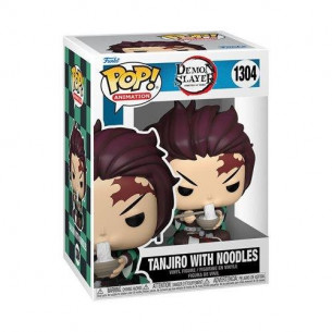 Funko Pop 1304 Tanjiro Comiendo Noodles - Demon Slayer