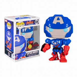Funko Pop 829 Capitan America Mech - Marvel - Special Edition - Glow In the Dark