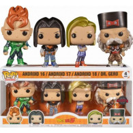 Funko Pop PACK 4 Androides DragonBall - Special Edition