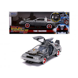 Coche Die-Cast escala 1:24 Jada Regreso al Futuro III DMC DeLorean