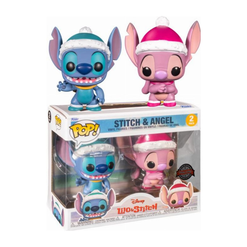 Funko Pop PACK 2 Stitch y Angel - Disney - Special Edition