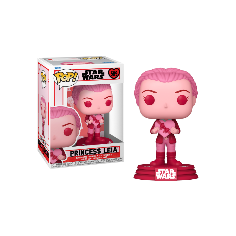 Funko Pop 589 Princess Leia - Star Wars - Edición San Valentin