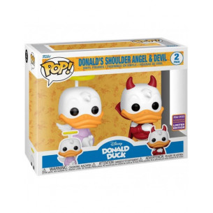 Funko Pop PACK 2 Donald Angel y Demonio - Disney - Wondercon 2022