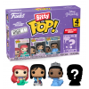 Funko Bitty Pop 4 Pack 2.5cm Princesas Disney - Ariel + Mulan + Tiana + ?