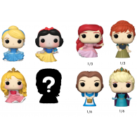 Funko Bitty Pop 4 Pack 2.5cm Princesas Disney - Cenicienta + Blancanieves + Aurora + ?