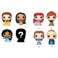 Funko Bitty Pop 4 Pack 2.5cm Princesas Disney - Bella + Pocahontas + Jasmine + ?