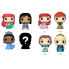 Funko Bitty Pop 4 Pack 2.5cm Princesas Disney - Ariel + Mulan + Tiana + ?