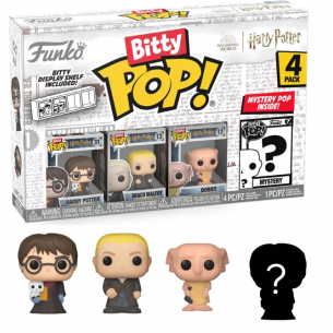 Funko Bitty Pop 4 Pack 2.5cm Harry Potter - Harry + Draco + Dobby + ?