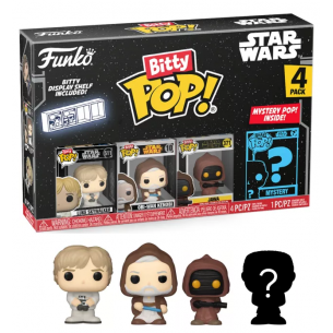 Funko Bitty Pop 4 Pack 2.5cm Star Wars - Luke Skywalker + Obi-Wan + Jawa + ?