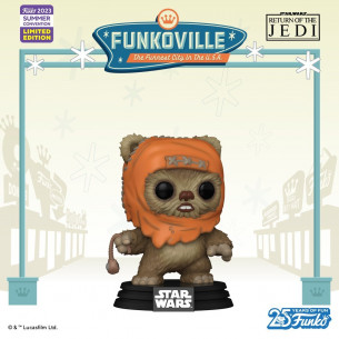 Funko Pop 631 Wicket con Slingshot - Star Wars - SDCC 2023