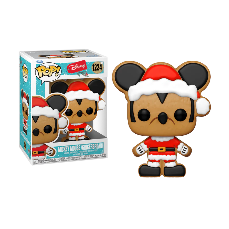 Funko Pop 1224 Gingerbread Santa Mickey - Disney