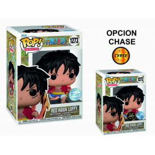 Funko Pop 1273 Red Hawk Luffy - Special Edition - One Piece OPCION CHASE 1/6 LEER DESCRIPCION