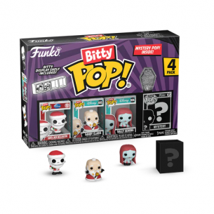 Bitty Pop 4 Pack 2.5cm Pesadilla antes de Navidad - Santa Jack - Sandy Claws - Sally - ?