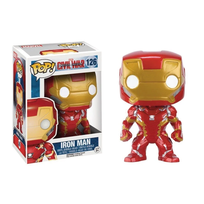 Funko Pop 126 Iron Man - Civil War - Marvel
