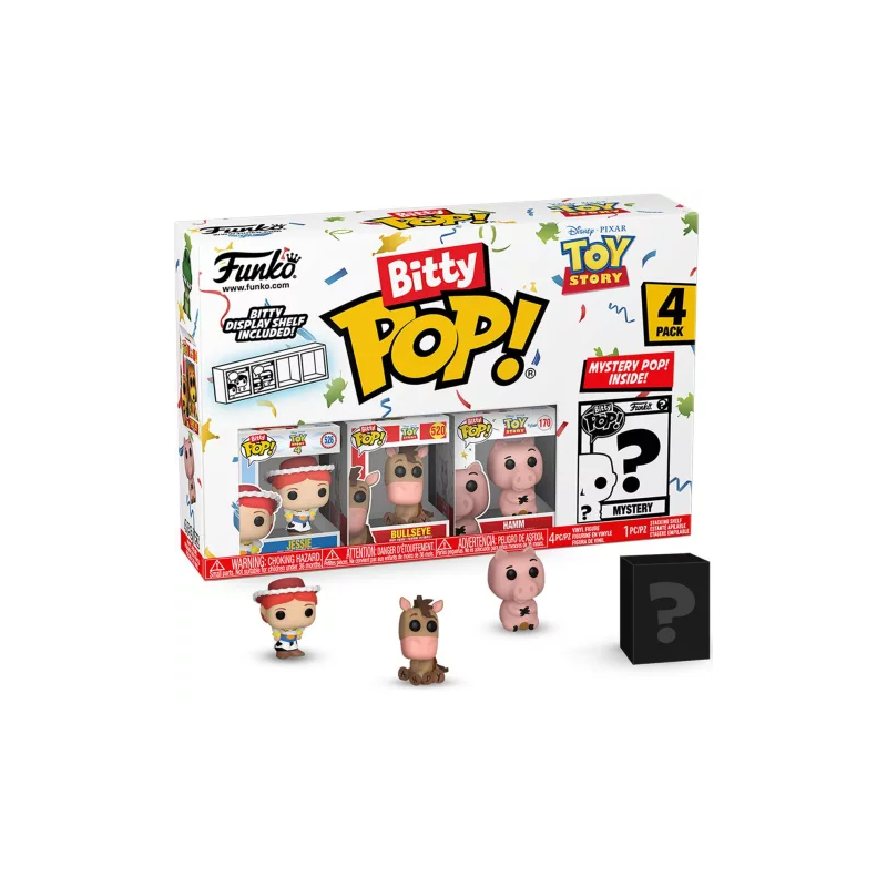 Bitty Pop 4 Pack 2.5cm Toy Story - Jessie - Bullseye - Hamm - ?