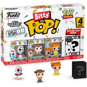 Bitty Pop 4 Pack 2.5cm Toy Story - Forky - Woody - Gabby Gabby - ?