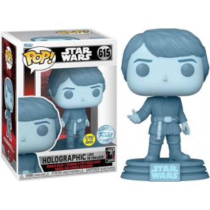 Funko Pop 615 Holographic Luke Skywalker - StarWars - Special Edition GLOW IN THE DARK