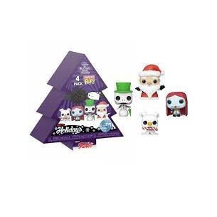 Funko Pocket Pop 4 Pack Pesadilla antes de Navidad