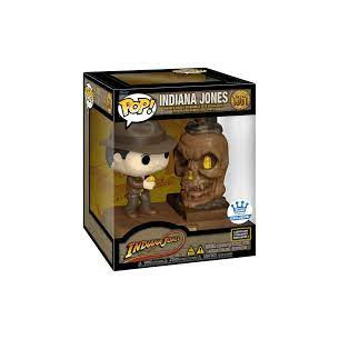 Funko Pop 1361 Indiana Jones en Templo Maldito con Luz - Exclusivo - 6" LEVES DAÑOS EN LA CAJA