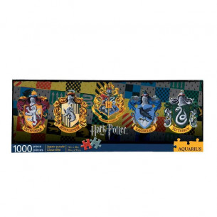 Puzzle 1000 piezas Casas de Hogwarts - Harry Potter