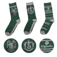 Pack 3 Calcetines Largos Slytherin - Harry Potter