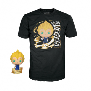 Funko Pop Y Camiseta - 862 Vegeta - Glows in the Dark - DragonBall Talla XL