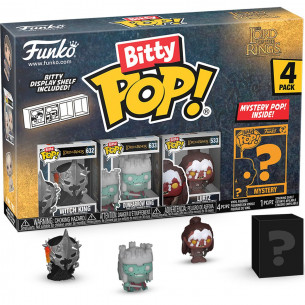 Funko Bitty Pop 4 Pack 2.5cm El Señor de los Anillos - Witch King + Dunharrow King + Lurtz + ?