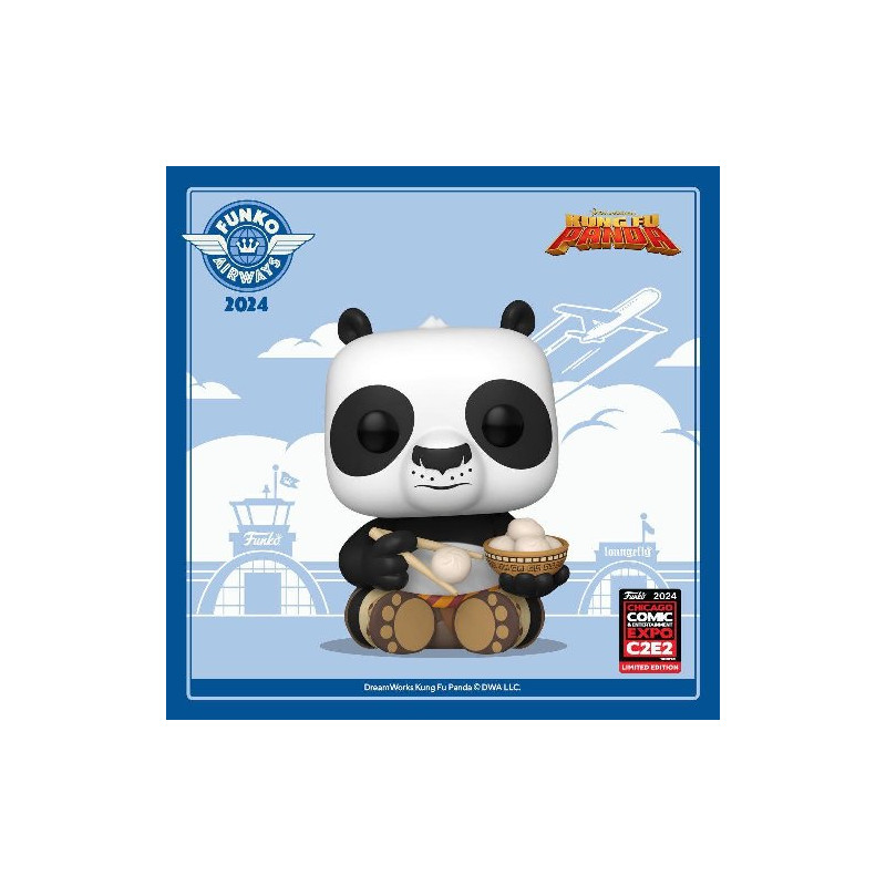 Funko Pop 1526 Po - Kun Fu Panda - Entertaiment EXPO 2024 - 6"