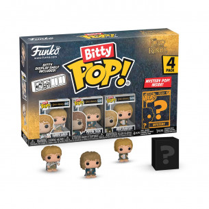 Funko Bitty Pop 4 Pack 2.5cm El Señor de los Anillos - Samwise + Pippin Took + Merry + ?