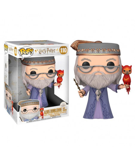 Funko Pop Albus Dumbledore con Fawkes - Harry Potter 10”