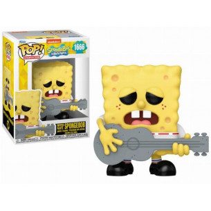 Funko Pop 1666 Bob Esponja tocando la Guitarra - Bob Esponja - nickelodeon - 25th