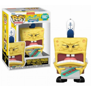Funko Pop 1667 Bob Esponja con Pizza - Bob Esponja - nickelodeon - 25th
