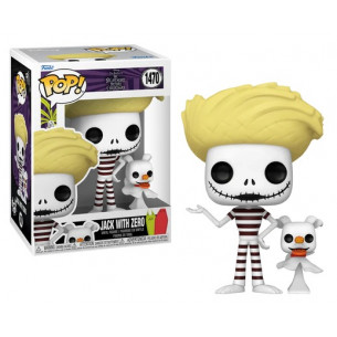 Funko Pop 1470 Jack con Zero (Playa) - Pesadilla Antes de Navidad - Disney