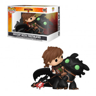 Funko Pop 123 Hiccup with Toothless - Como Entrenar a tu Dragon