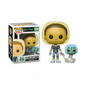 Funko Pop 690 Space Suit Morty with Snake - Rick y Morty