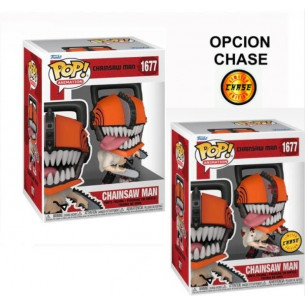 Funko Pop 1677 Chainsaw Man - Chainsaw Man - OPCION CHASE 1/6 LEER DESCRIPCION