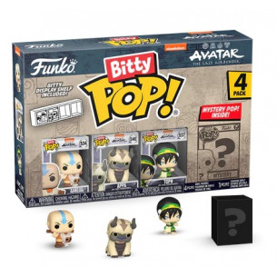Funko Bitty Pop Pack 2.5cm Avatar - Aang con Momo + Appa + Toph + ?