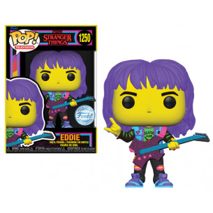 Funko Pop 1250 Eddie con Guitarra Blacklight - Special Edition - Stranger Things