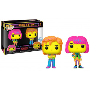 Funko Pop Pack 2 Robin y Steve Blacklight - Special Edition - Stranger Things