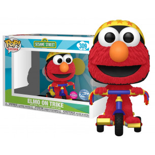 Funko Pop 309 Elmo en Triciclo Flocked - Special Edition
