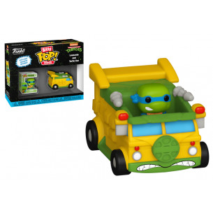 Funko Bitty Pop Ride Leonardo with Van - Tortugas Ninja